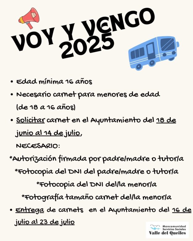 voy y vengo 2025
